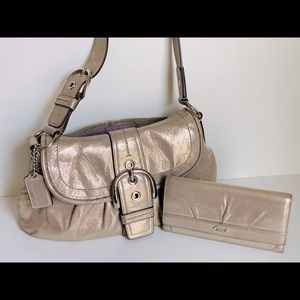 COACH Shoulder Bag + Wallet